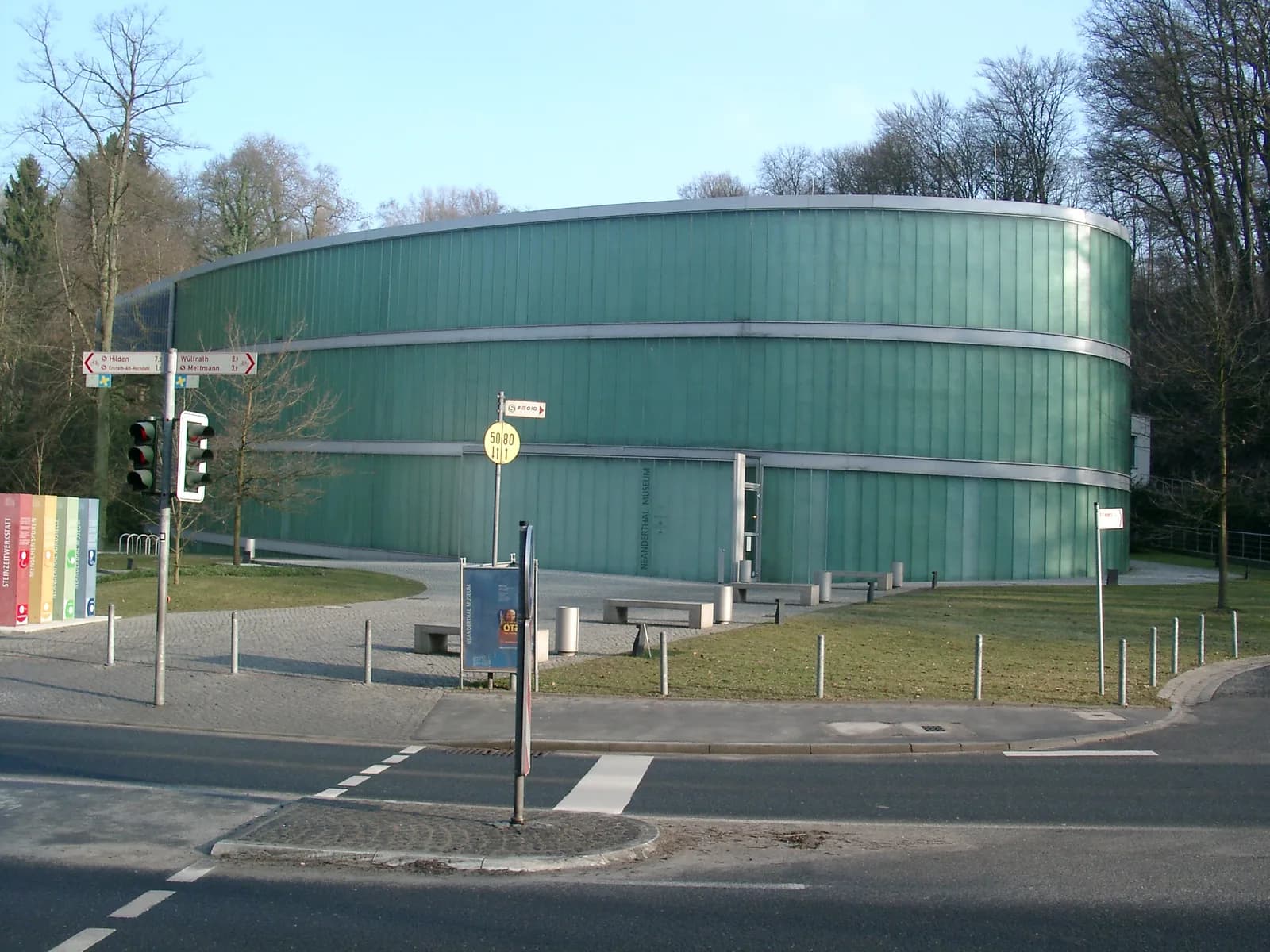 Gebäude des Neanderthal Museums in Mettmann